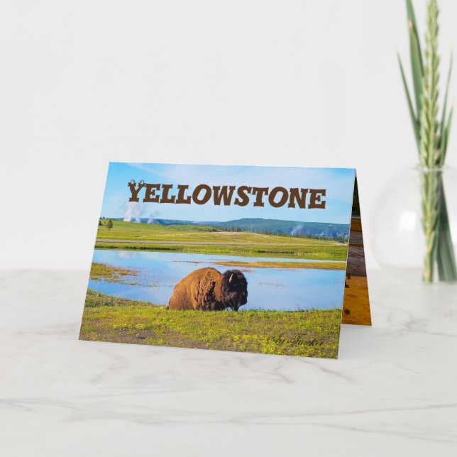 Carte Yellowstone (Devant)