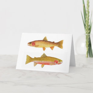 Carte Yellowstone et truite impitoyable de Westslope