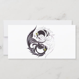 Carte YingYang Koi