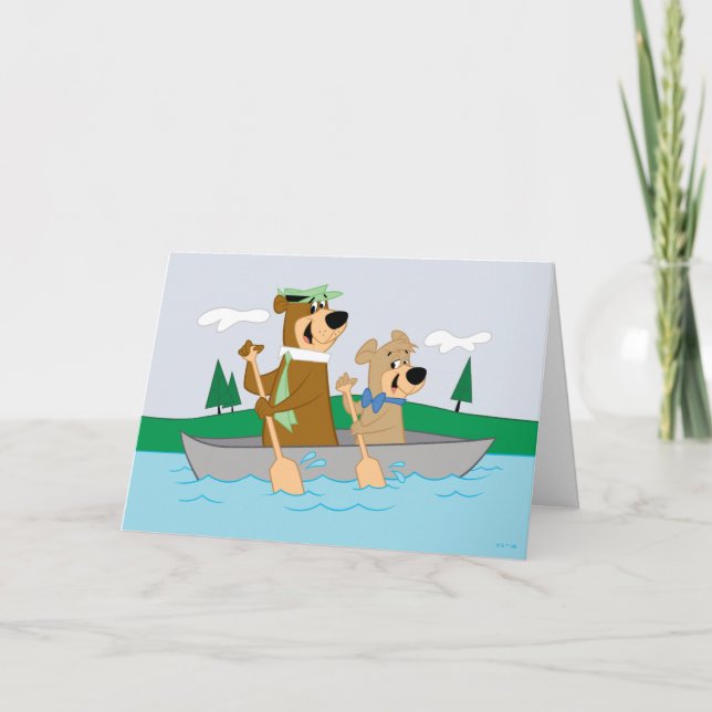 Carte Yogi Bear et Boo Boo Fun Canoe Adventure (Devant)