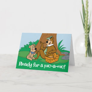 Carte Yogi Bear et Boo-Boo pique-nique Snack