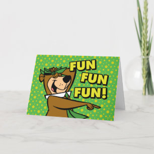 Carte Yogi Bear Fun Amusant