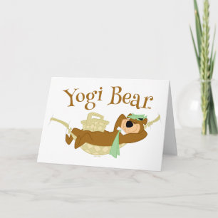 Carte Yogi Bear Pique-nique Hammock Nap Time