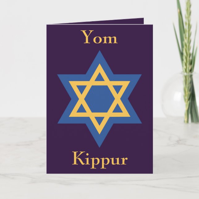 Carte Yom Kippour (Devant)