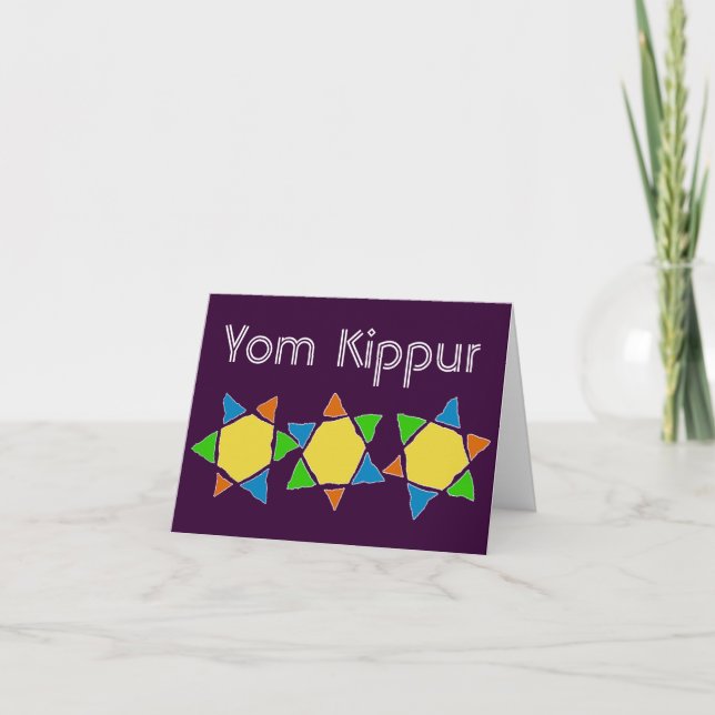 Carte Yom Kippour (Devant)