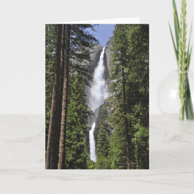 Carte Yosemite Falls, parc national de Yosemite (Devant)