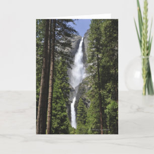Carte Yosemite Falls, parc national de Yosemite