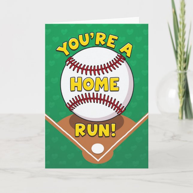 Carte You Are A Home Run Baseball Card (Devant)