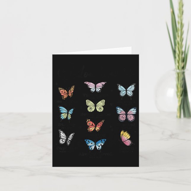 Carte You Are Butterfly Beautiful Christian Religious Bi (Devant)