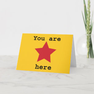 Carte You are here card