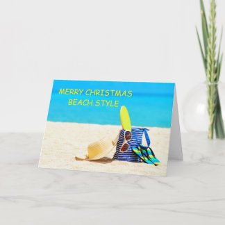 CARTE YOU ARE "SPECIAL" BEACHY CHRISTMAS GREETING