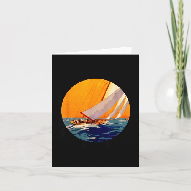 Carte You Don't Stop Sailing When You Get Old Funny Old  (Devant)