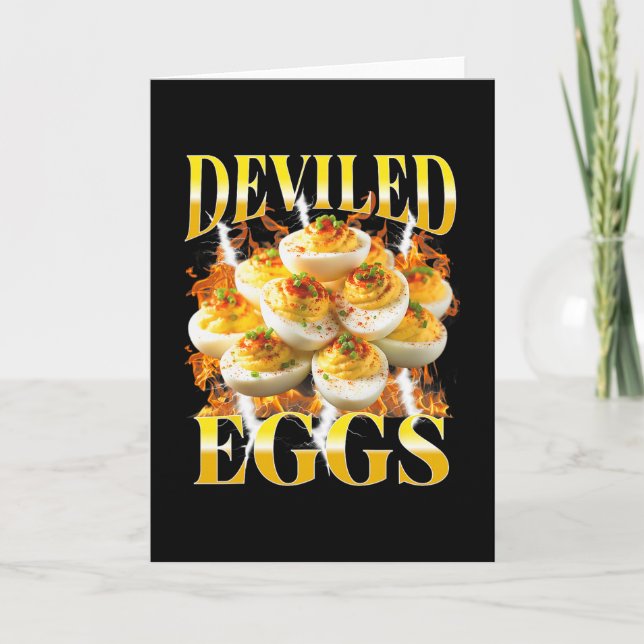 Carte You Know Why I'm Here Deviled Egg Funny Thanksgivi (Devant)