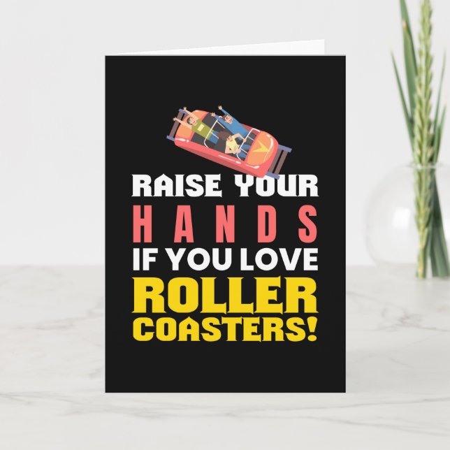 Carte You Love Rollercoasters Amusement Park (Devant)