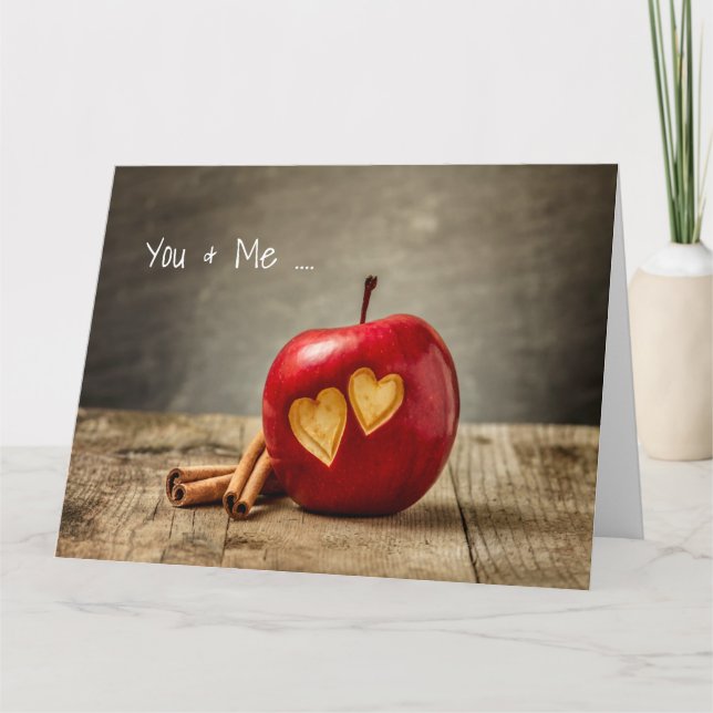 Carte You & Me Soulmate Love Poem Romantique (Devant)