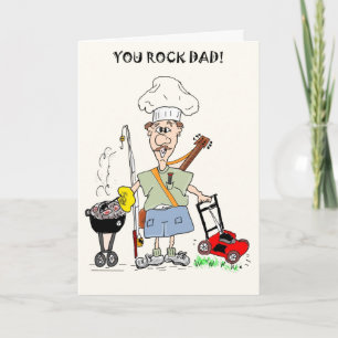 CARTE YOU ROCK HAPPY FATHER'S DAY CARD