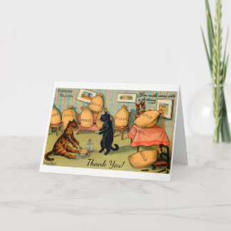 Carte You'll Come into a Fortune Telling Cats Thank You