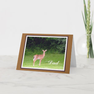 Carte Young Buck Father's Day Card