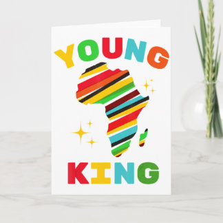 Carte Young King Colorful African American Black History