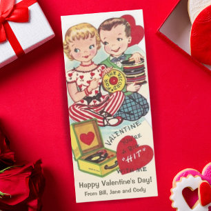 Carte You're a Big Hit With Me Custom Vintage Valentine