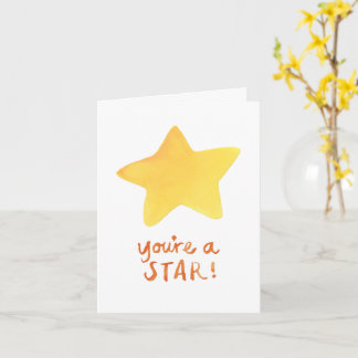 Carte You're A Star Card