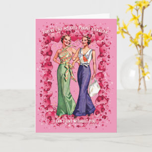 Carte You're like my cell phone charger LGBTQ Valentine