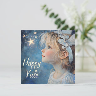 Carte Yule sucrée