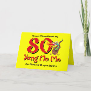 Carte Yung No Mo 80e anniversaire