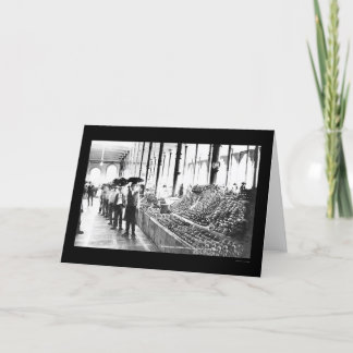 Carte Zacatecas, Mexique Marché alimentaire 1904