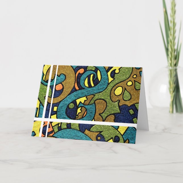 CARTE "ZAG ZAG 5" (Devant)