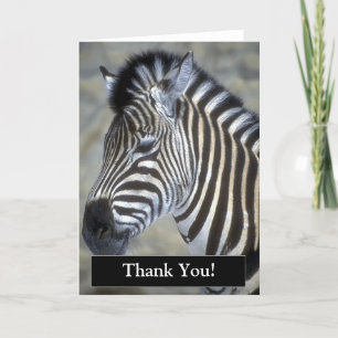 Carte Zebra Merci