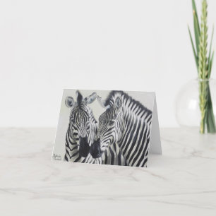 Carte Zebra Pair Notecard