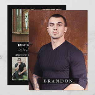 Carte Zed Comp Acteur Modèle 5 Photo 5.5x7.5 Pro