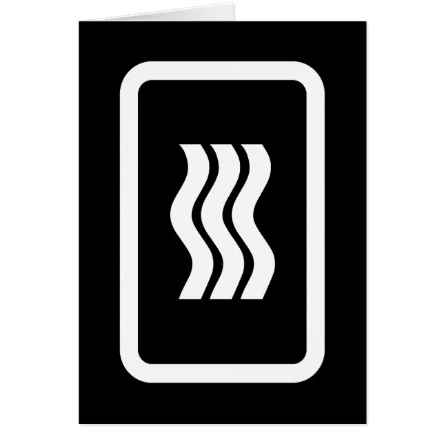 Carte Zener | 3 Carte Vertical Wavy Lines (Devant)