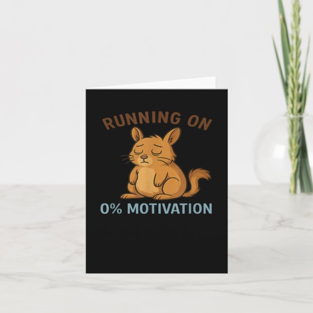 Carte Zero Motivation  (Devant)