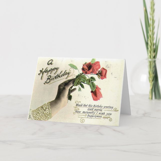 Carte ZHR0024 1910 Un joyeux anniversaire (Devant)