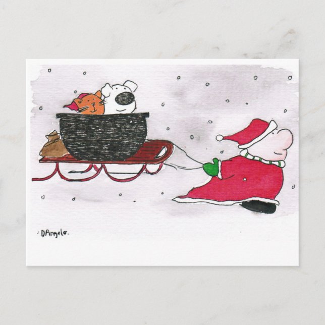 Carte ziggy 2020 avec animaux de compagnie (Devant)