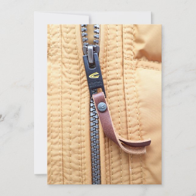 Carte Zipper (Devant)