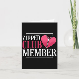 Carte Zipper Club Membre Sensibilisation aux maladies ca