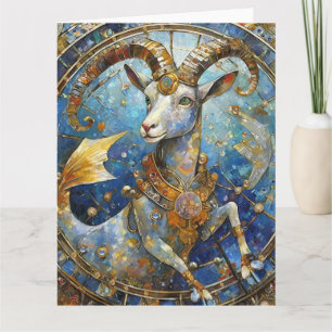 Carte Zodiaque - Capricorne Chèvre de mer