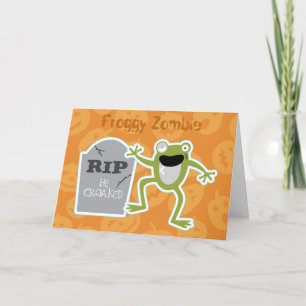 Carte Zombi Halloween de Froggy