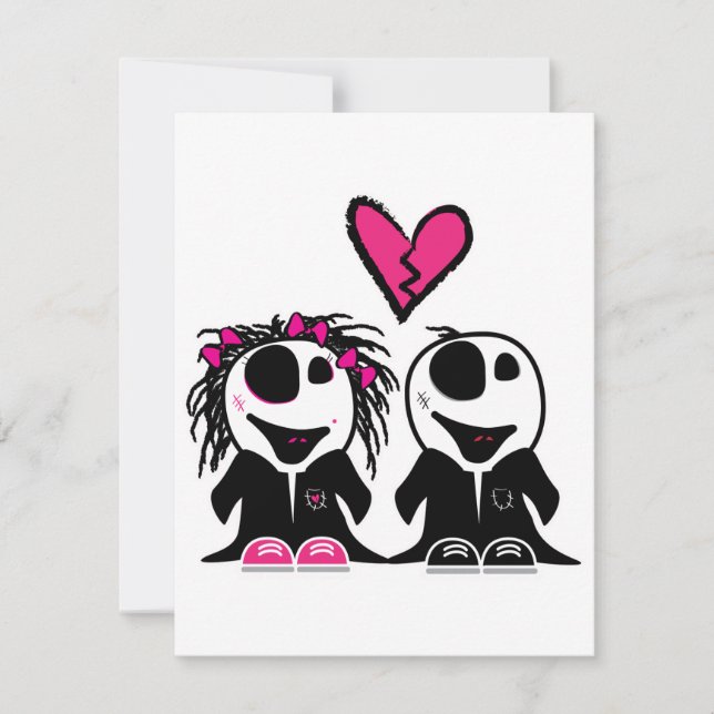 CARTE ZOMBIE LOVE (Devant)