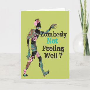 Carte Zombody ne se sent pas bien