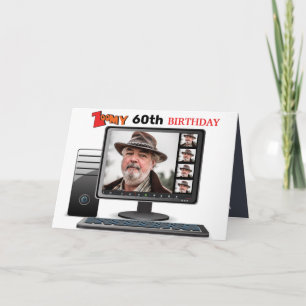 Carte Zoomy 60e anniversaire Funny Video Conference Call
