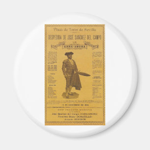 Cartel para la despedida del torero - Seville Magnet