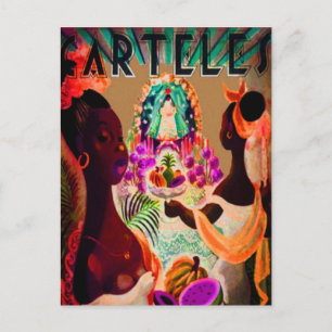 carteles offering postcard