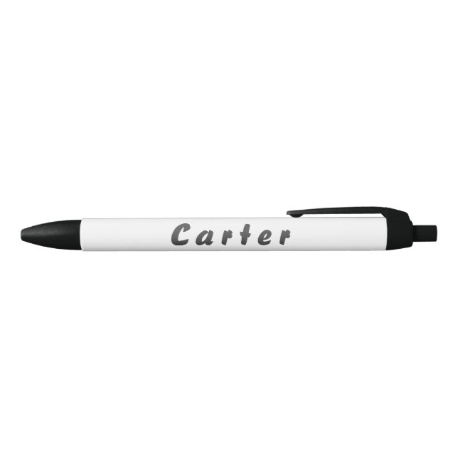 Carter Black Ink Pen (Top)