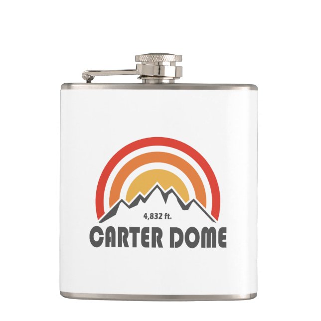 Carter Dome New Hampshire Hip Flask (Front)