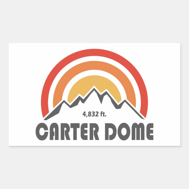 Carter Dome New Hampshire Sticker (Front)
