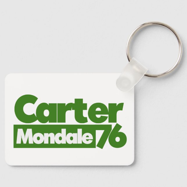 Carter Mondale 1976 Retro Politics Keychain (Front)